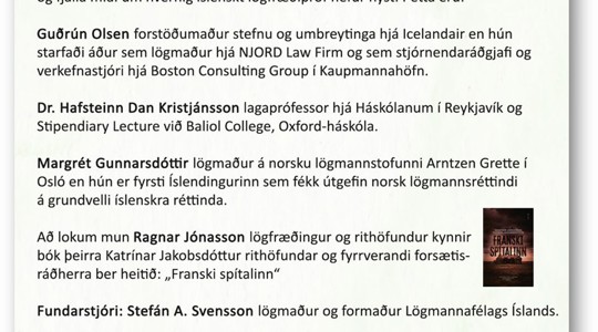 Jólafundur LÍ Og LMFÍ 12Des