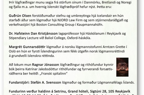 Jólafundur LÍ Og LMFÍ 12Des